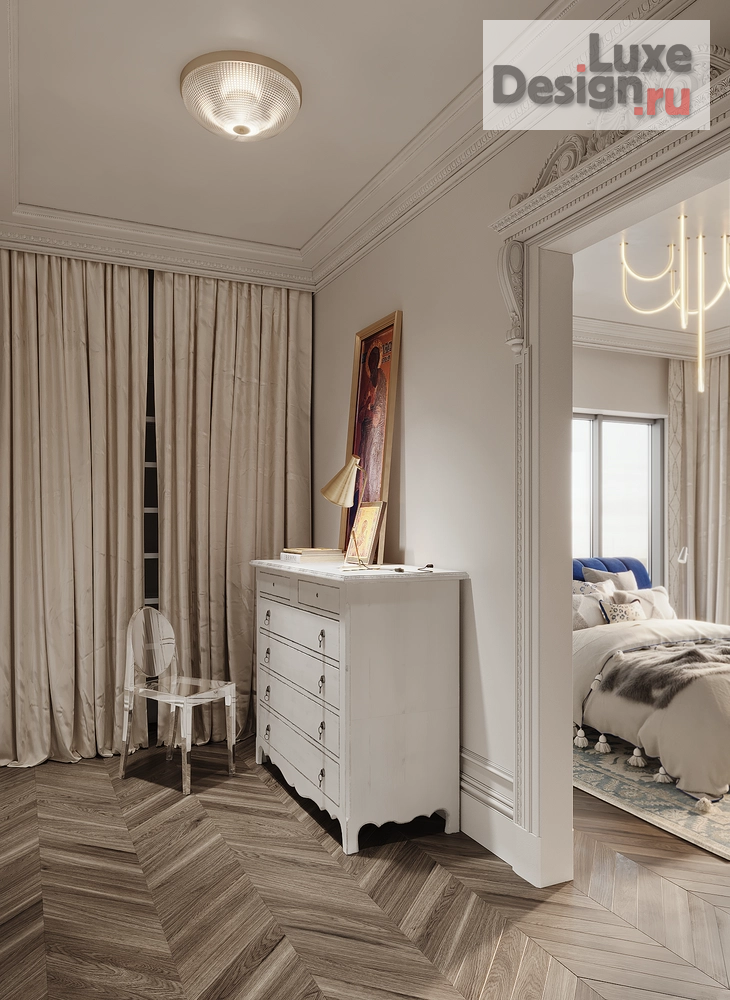 Дизайн интерьера двухкомнатной квартиры "Лев, колдунья и платяной шкаф" (фото 8)