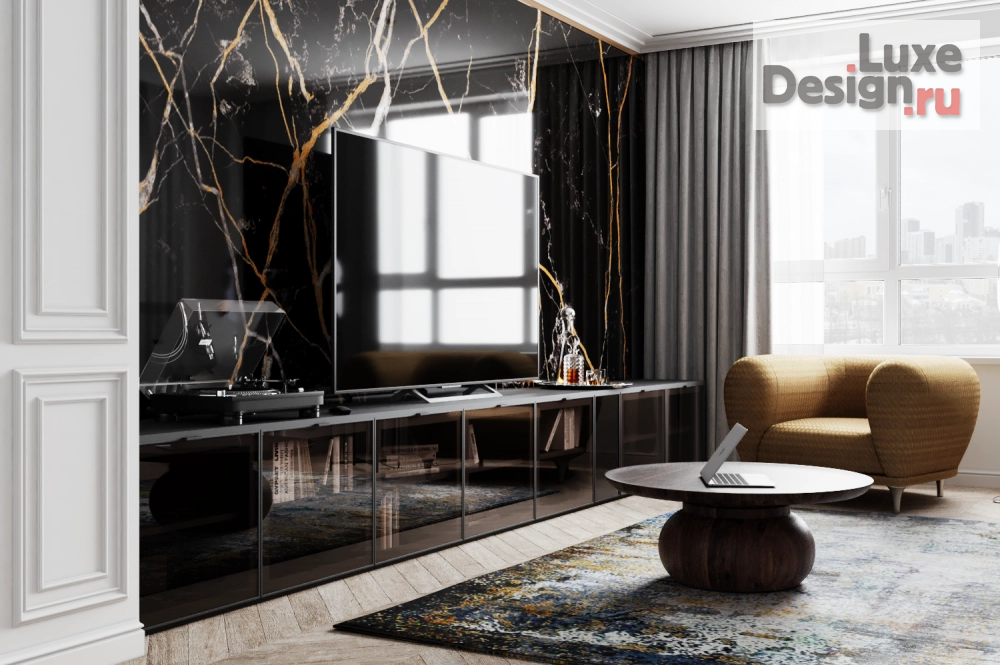 Дизайн интерьера двухкомнатной квартиры "Nouveau Classique | ЖК Женева" (фото 3)