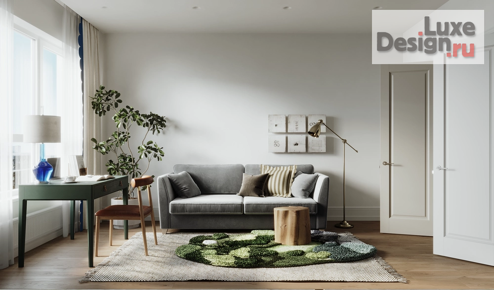 Дизайн интерьера трехкомнатной квартиры "Дом у озера – интерьер для успешной бизнес-вумен | ЖК "Clever Park"" (фото 35)