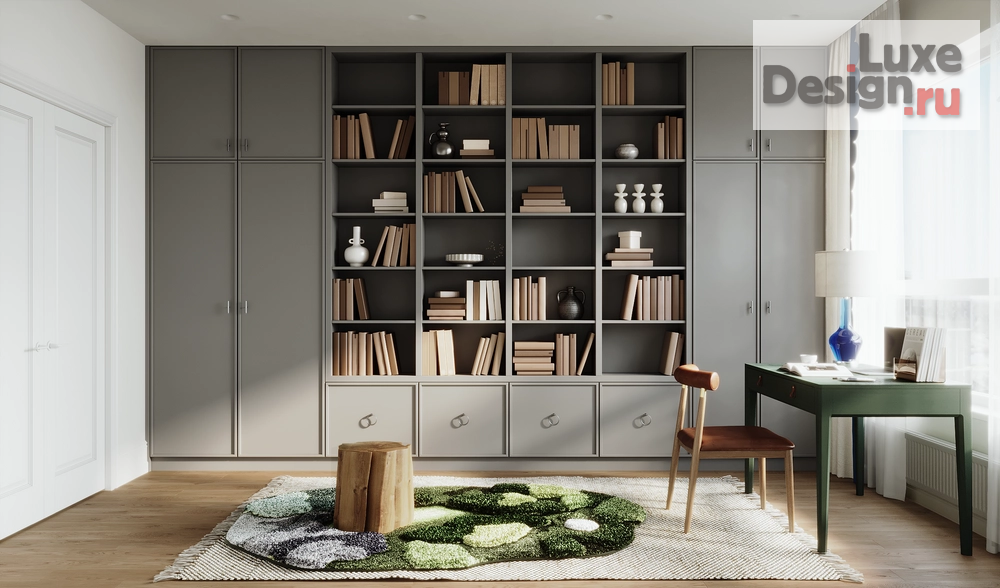 Дизайн интерьера трехкомнатной квартиры "Дом у озера – интерьер для успешной бизнес-вумен | ЖК "Clever Park"" (фото 37)