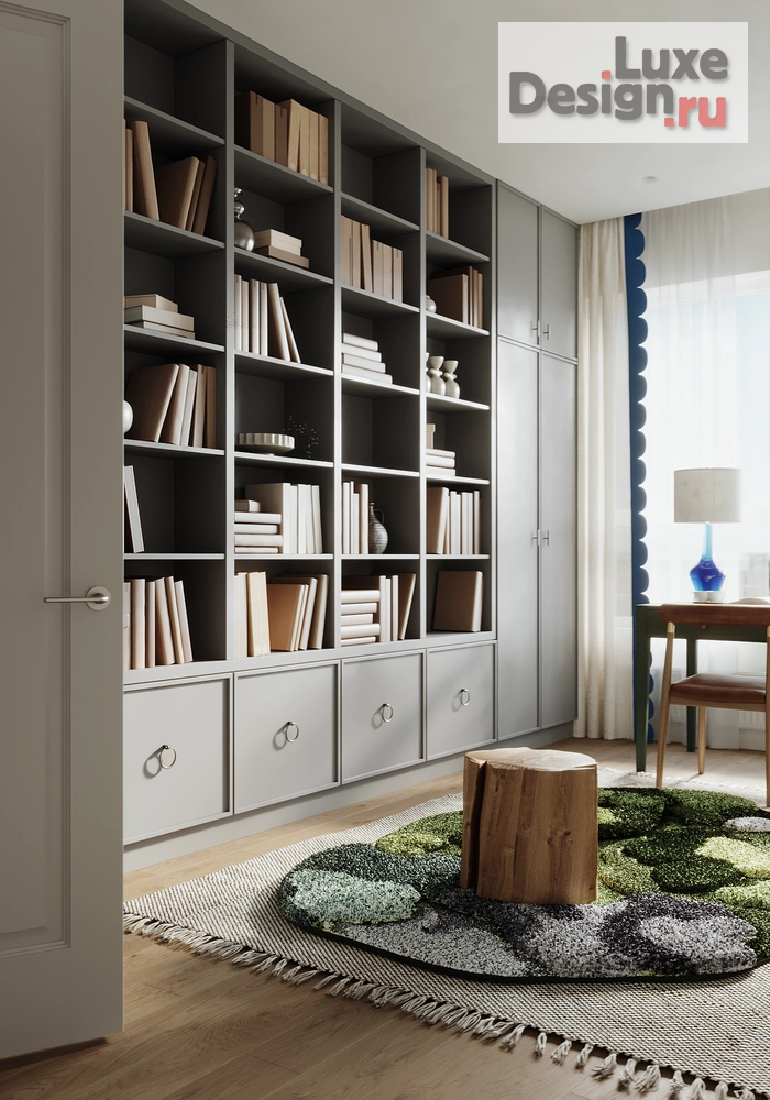 Дизайн интерьера трехкомнатной квартиры "Дом у озера – интерьер для успешной бизнес-вумен | ЖК "Clever Park"" (фото 38)