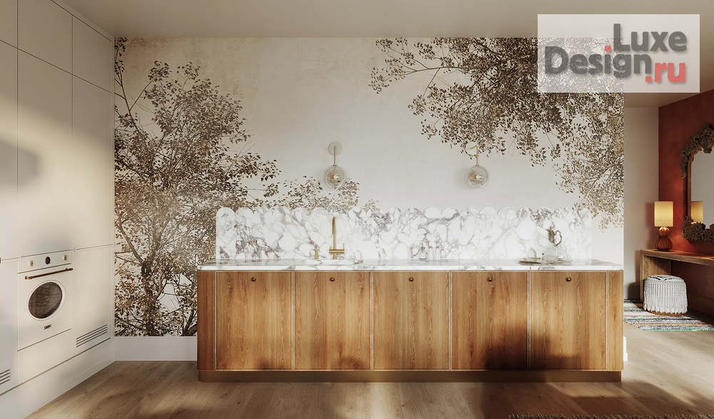 Дизайн интерьера трехкомнатной квартиры "Дом у озера – интерьер для успешной бизнес-вумен | ЖК "Clever Park"" (фото 9)