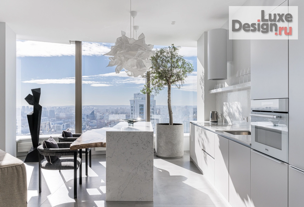 Дизайн интерьера апартаментов "Швейцарские Альпы в Башне Исеть" (фото 3)