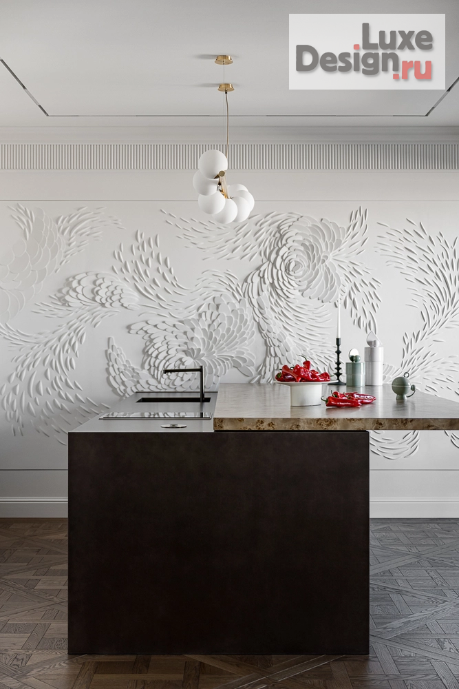 Дизайн интерьера двухкомнатной квартиры "Квартира в стиле Dior (фото)" (фото 6)