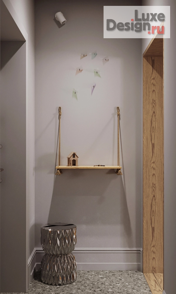 Дизайн интерьера трехкомнатной квартиры "Калейдоскоп – проект квартиры для семейной пары с дочерью | ЖК "Гулливер"" (фото 27)