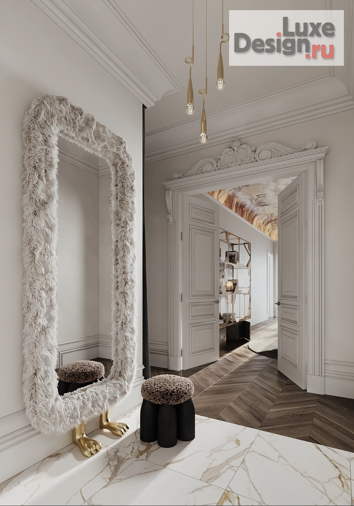 Дизайн интерьера двухкомнатной квартиры "Лев, колдунья и платяной шкаф" (фото 2)