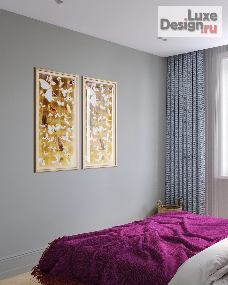 Дизайн интерьера трехкомнатной квартиры "Калейдоскоп – проект квартиры для семейной пары с дочерью | ЖК "Гулливер"" (фото 35)