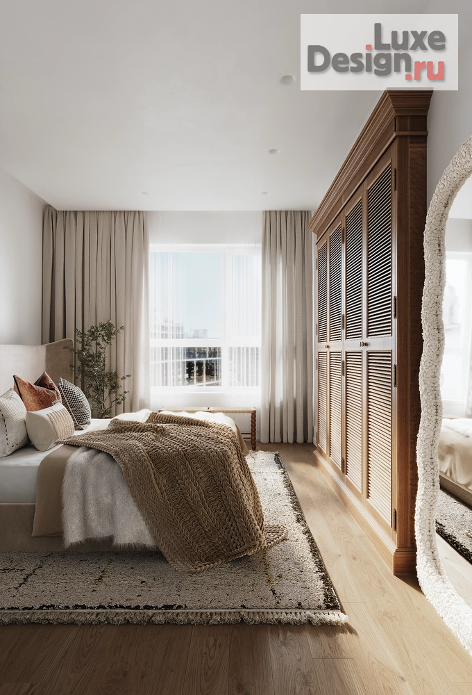 Дизайн интерьера трехкомнатной квартиры "Дом у озера – интерьер для успешной бизнес-вумен | ЖК "Clever Park"" (фото 44)