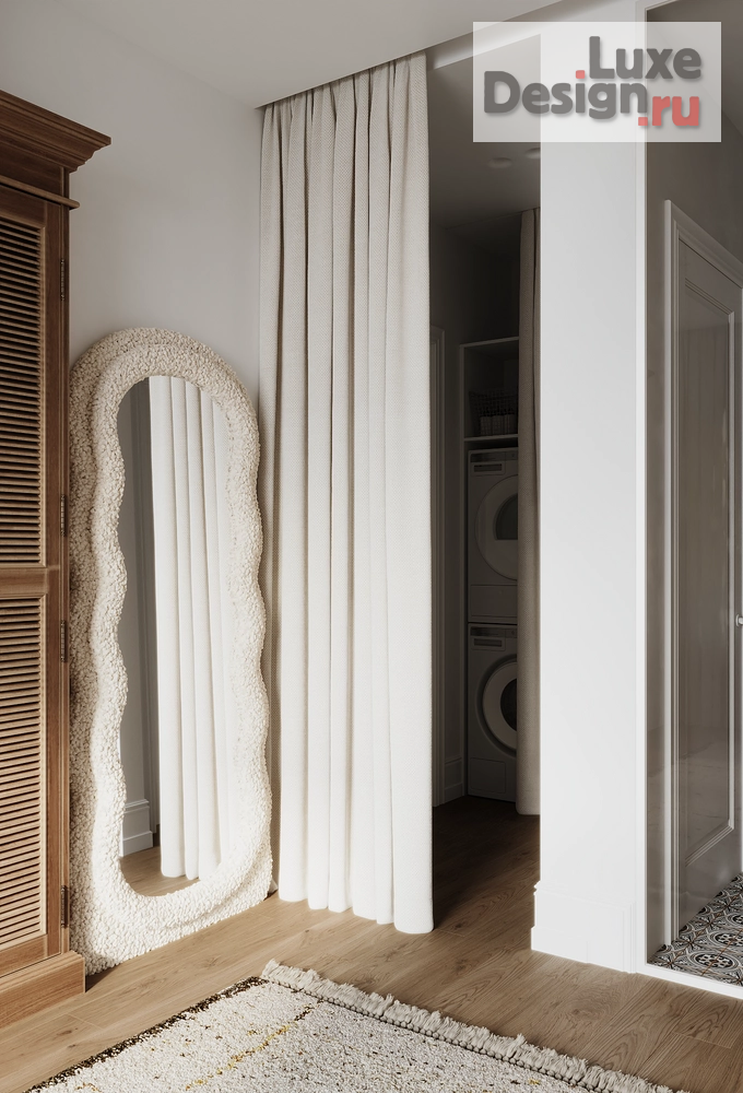 Дизайн интерьера трехкомнатной квартиры "Дом у озера – интерьер для успешной бизнес-вумен | ЖК "Clever Park"" (фото 45)