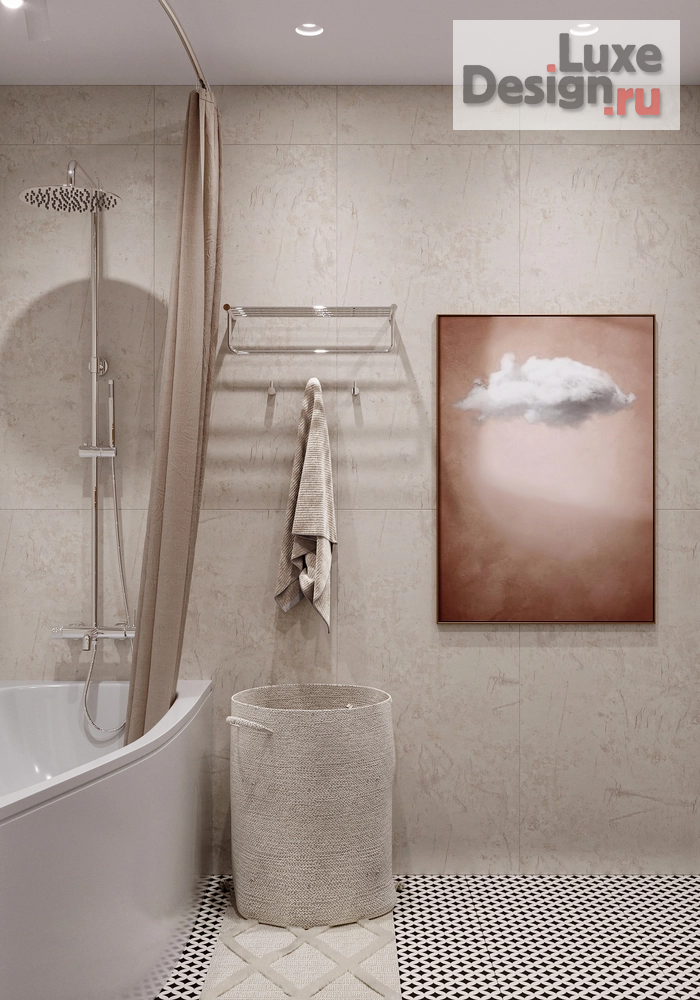 Дизайн интерьера трехкомнатной квартиры "Калейдоскоп – проект квартиры для семейной пары с дочерью | ЖК "Гулливер"" (фото 43)