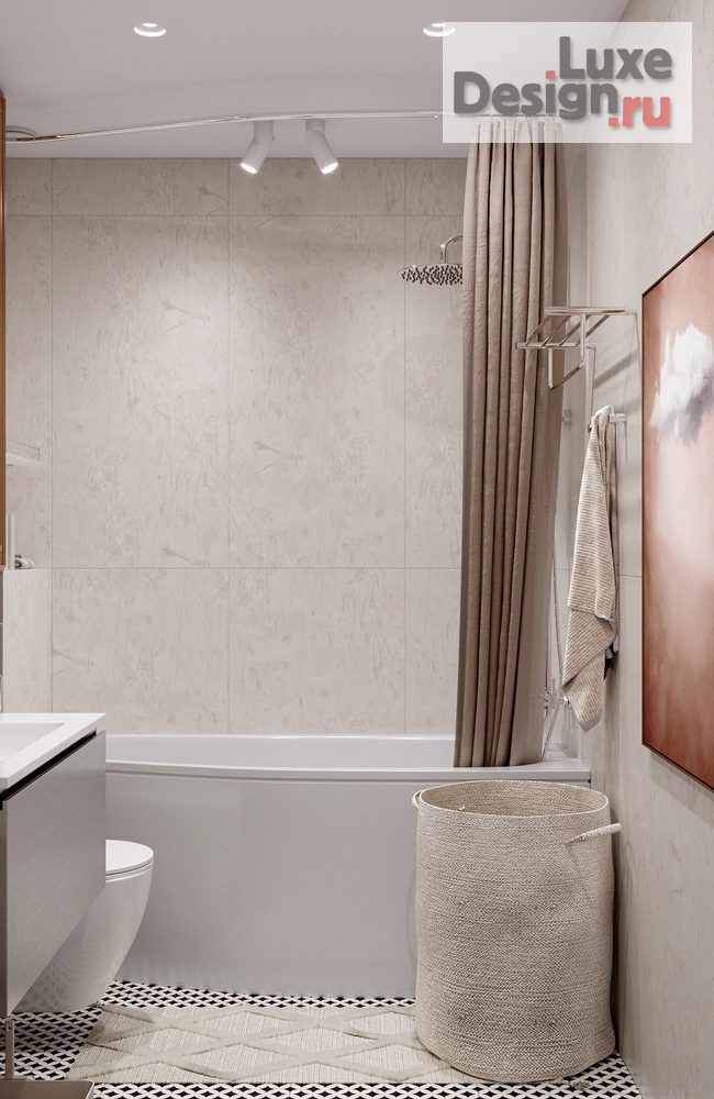 Дизайн интерьера трехкомнатной квартиры "Калейдоскоп – проект квартиры для семейной пары с дочерью | ЖК "Гулливер"" (фото 45)