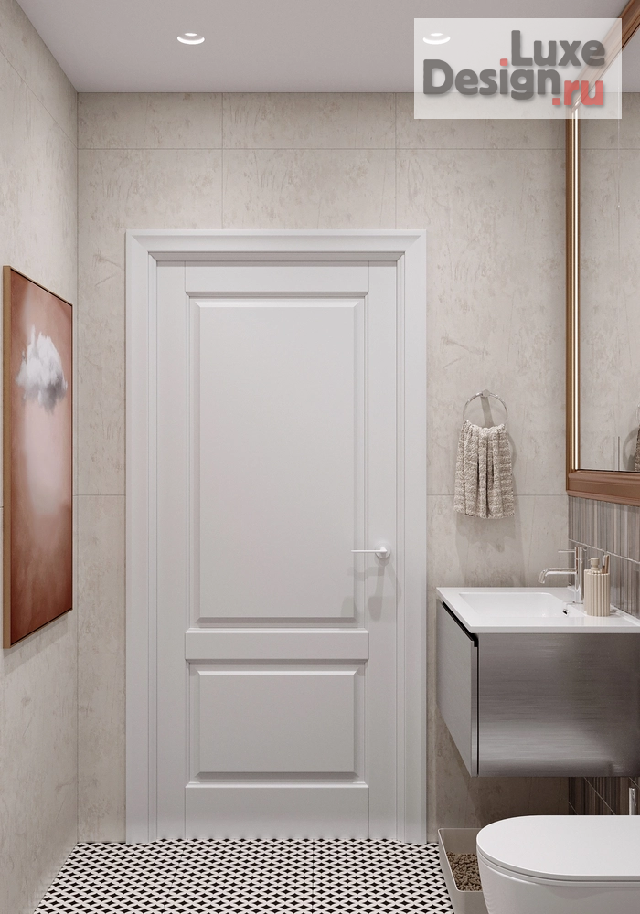 Дизайн интерьера трехкомнатной квартиры "Калейдоскоп – проект квартиры для семейной пары с дочерью | ЖК "Гулливер"" (фото 47)