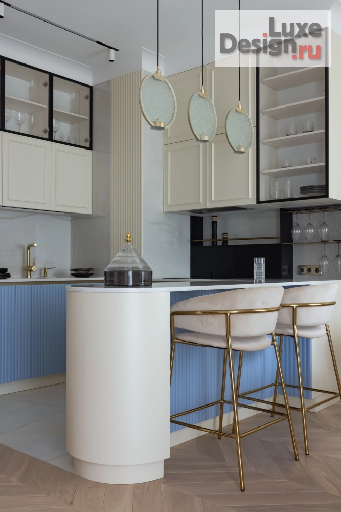 Дизайн интерьера трехкомнатной квартиры "Светлая квартира 106м2" (фото 5)