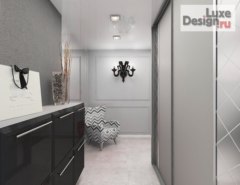 Дизайн интерьера двухкомнатной квартиры "Ар деко в ЖК Малевич" (фото 19)