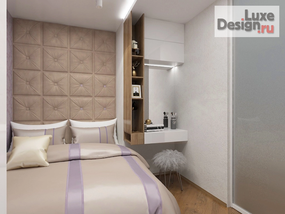 Дизайн интерьера однокомнатной квартиры "Проект 1-комнатной квартиры с перепланировкой по ул. Маневровая" (фото 8)