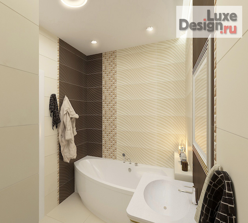 Дизайн интерьера трехкомнатной квартиры "Проект 3-комнатной квартиры по ул. Авиационной в ЖК "Сочи"" (фото 11)