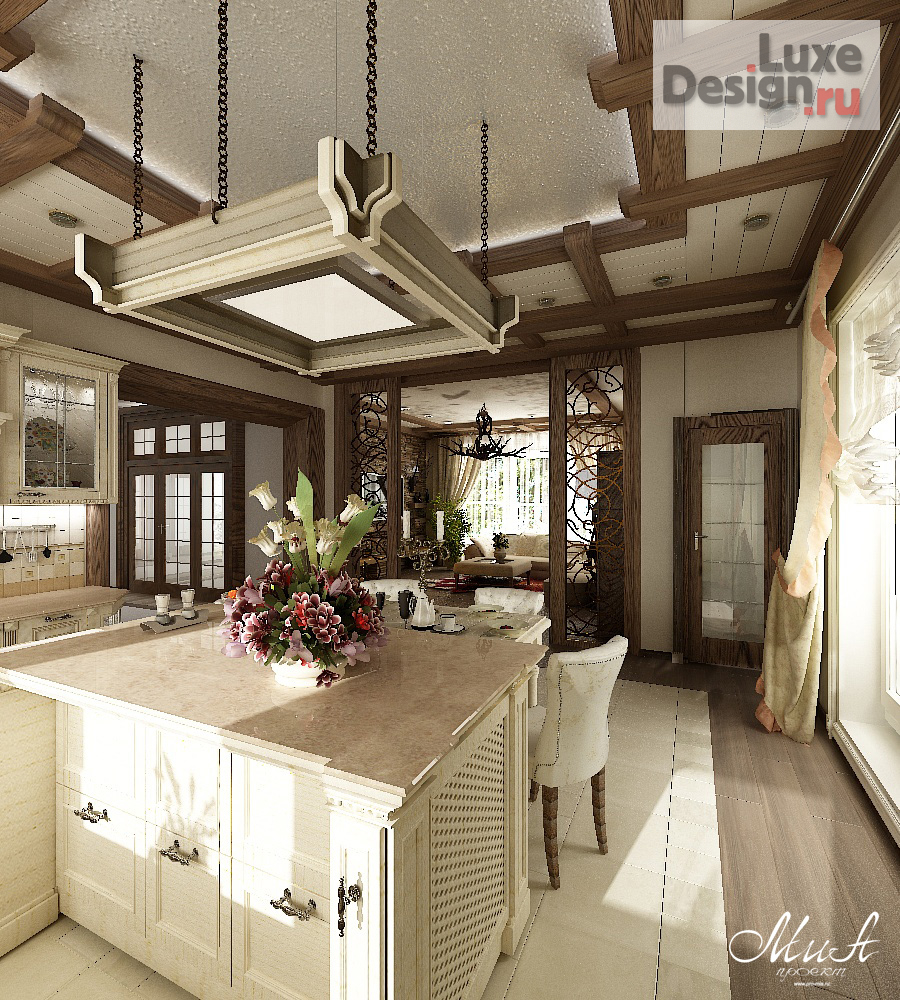 Дизайн интерьера коттеджа "Коттедж в стиле Шале, Дубрава" (фото 9)