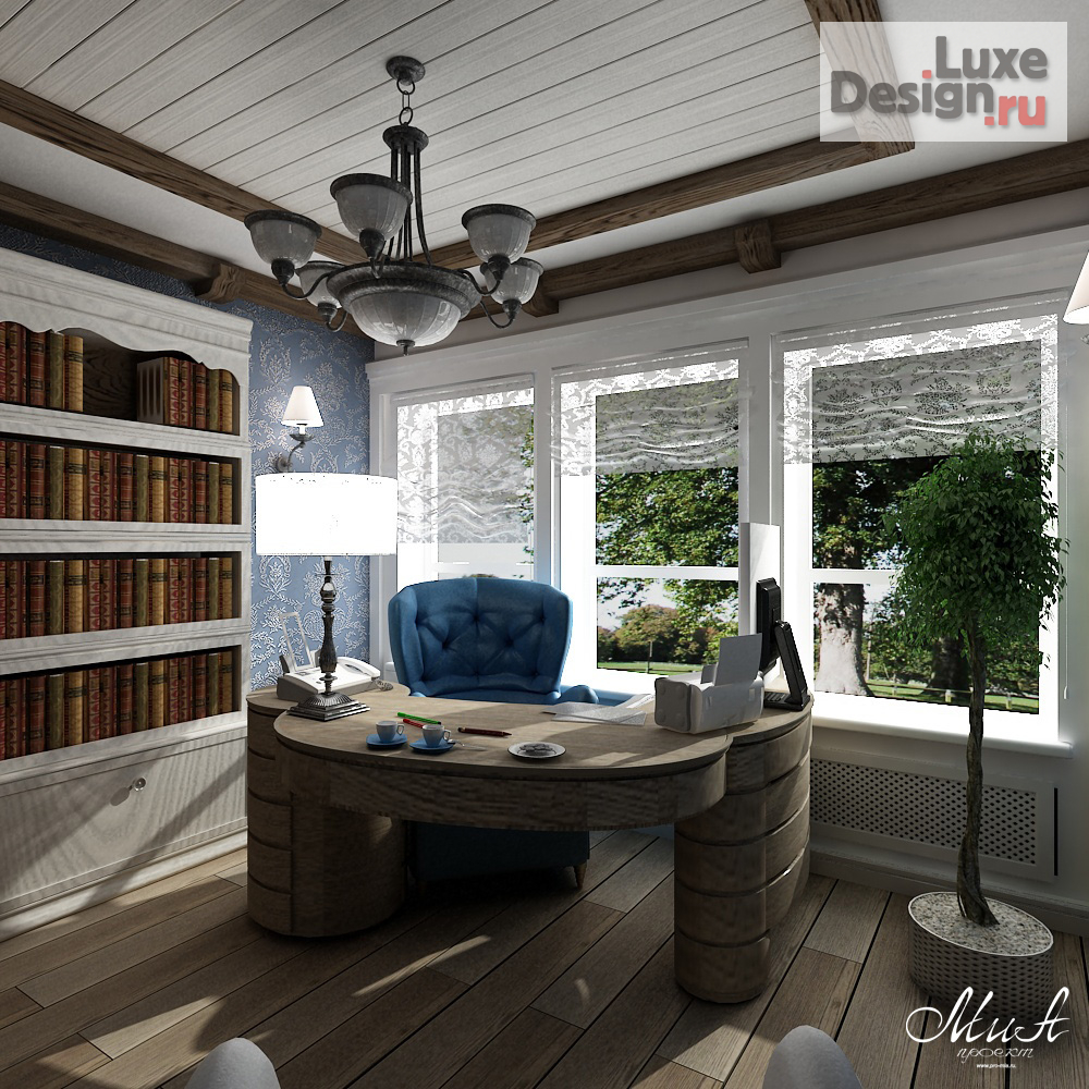 Дизайн интерьера коттеджа "Коттедж в стиле Шале, Дубрава" (фото 18)