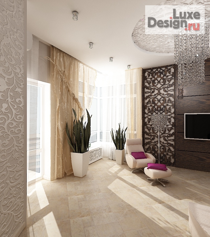 Дизайн интерьера квартиры "Двууровневая квартира в ЖК Родина" (фото 3)