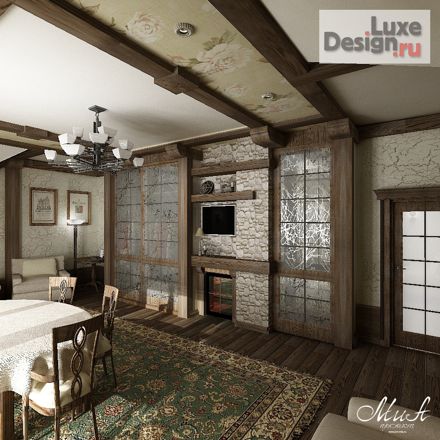Дизайн интерьера коттеджа "Коттедж в стиле Шале, Дубрава" (фото 22)
