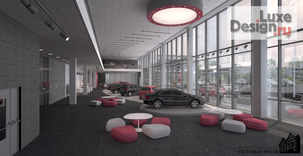 Дизайн интерьера автосалона "Проект автосалона KIA" (фото 3)