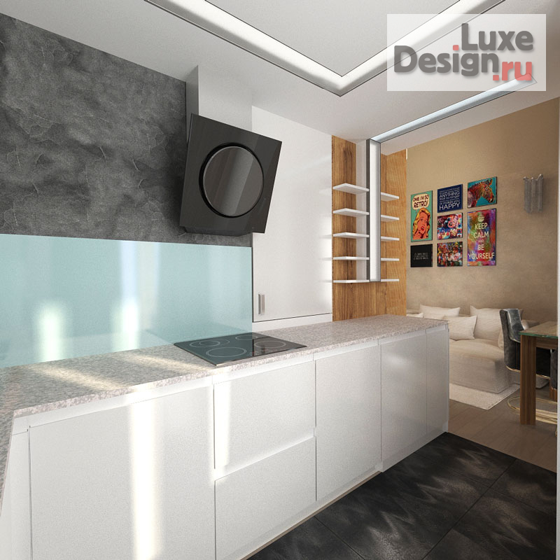 Дизайн интерьера квартиры "Проект квартиры в ЖК "Мичуринский"" (фото 14)