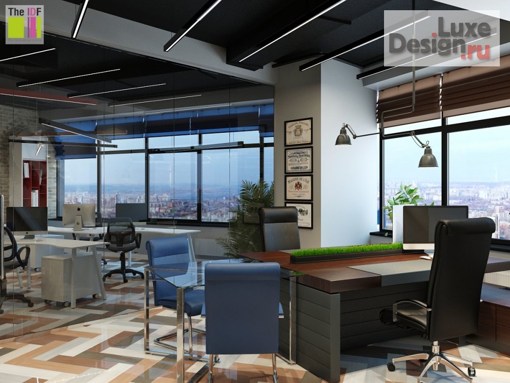 Дизайн интерьера офиса "Проект офиса в БЦ Клевер Парк" (фото 7)