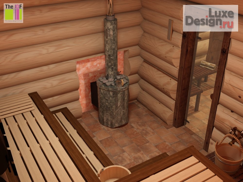 Дизайн интерьера бани "Проект частной бани" (фото 12)