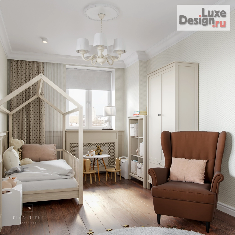 Дизайн интерьера двухкомнатной квартиры "АМЕРИКАНСКАЯ классика" (фото 11)