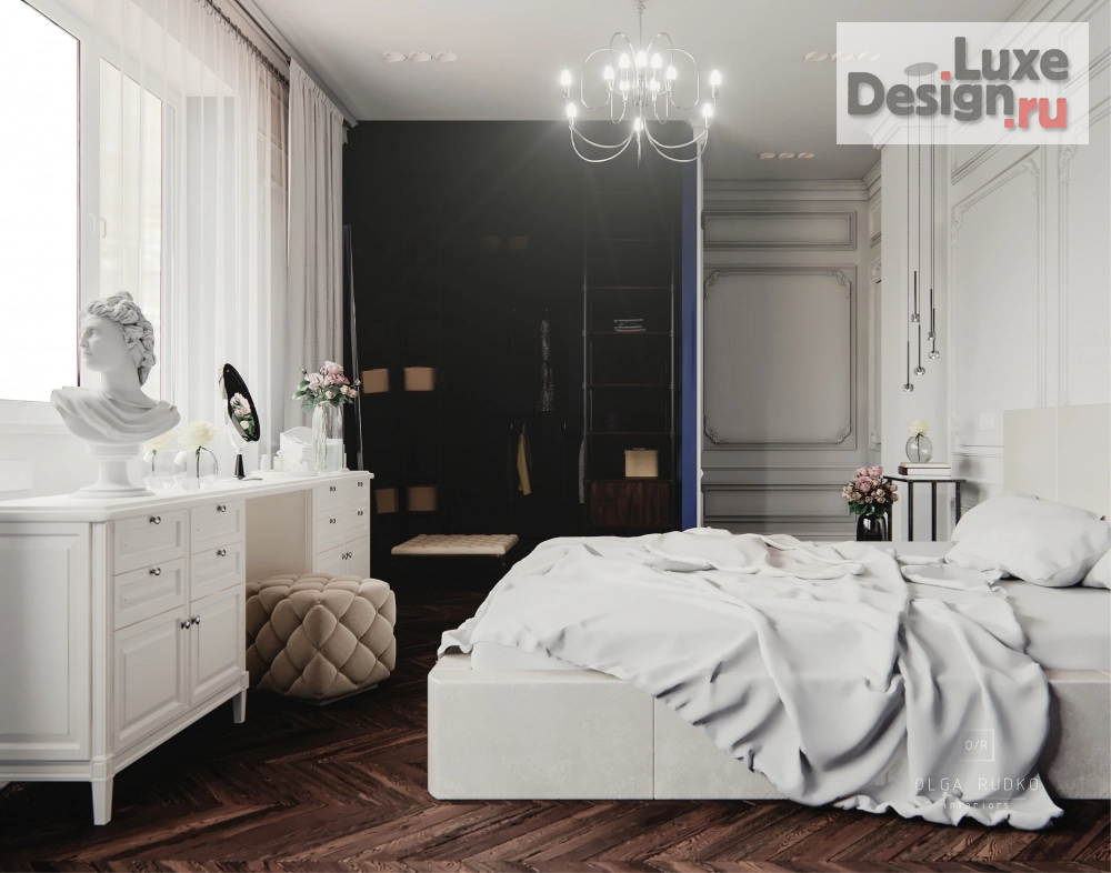 Дизайн интерьера таунхауса "Спальня таунхауса " (фото 2)