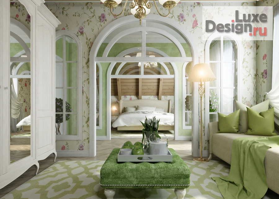 Дизайн интерьера гостиной "Спальная анфилада" (фото 1)