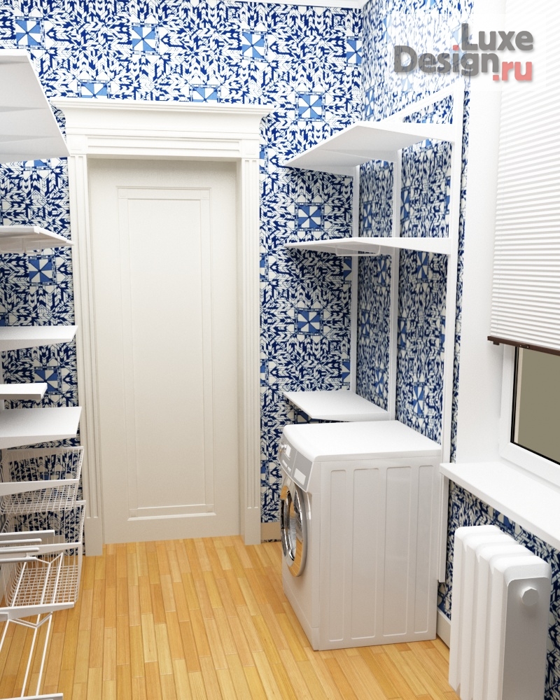 дизайн интерьера гардеробной "гардеробная в загородном доме" (фото 2)