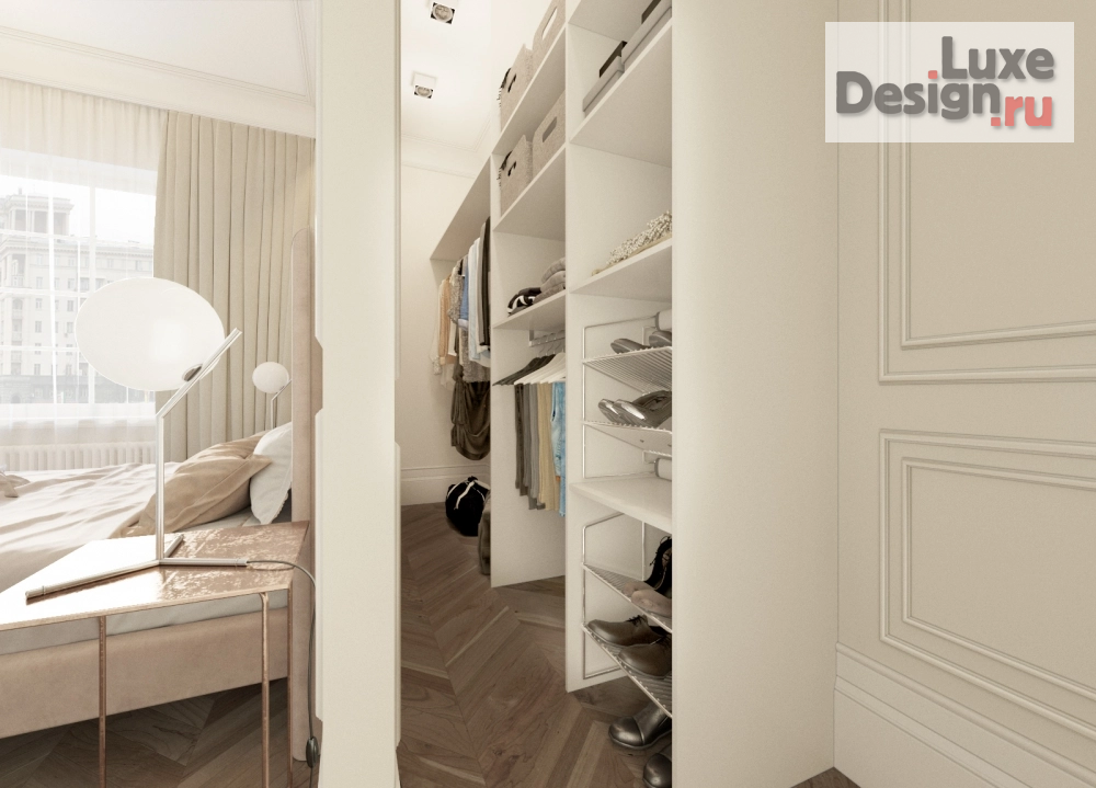 Дизайн интерьера трехкомнатной квартиры "Ар-деко в ЖК Вивальди, Екатеринбург" (фото 9)