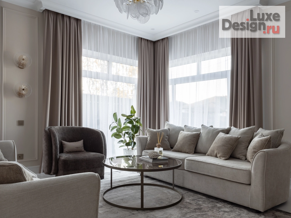 Дизайн интерьера загородного дома "Частный дом в стиле современная классика с сауной" (фото 16)