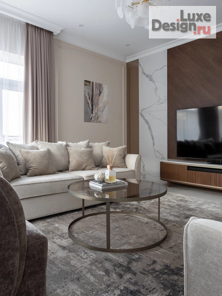 Дизайн интерьера загородного дома "Частный дом в стиле современная классика с сауной" (фото 17)