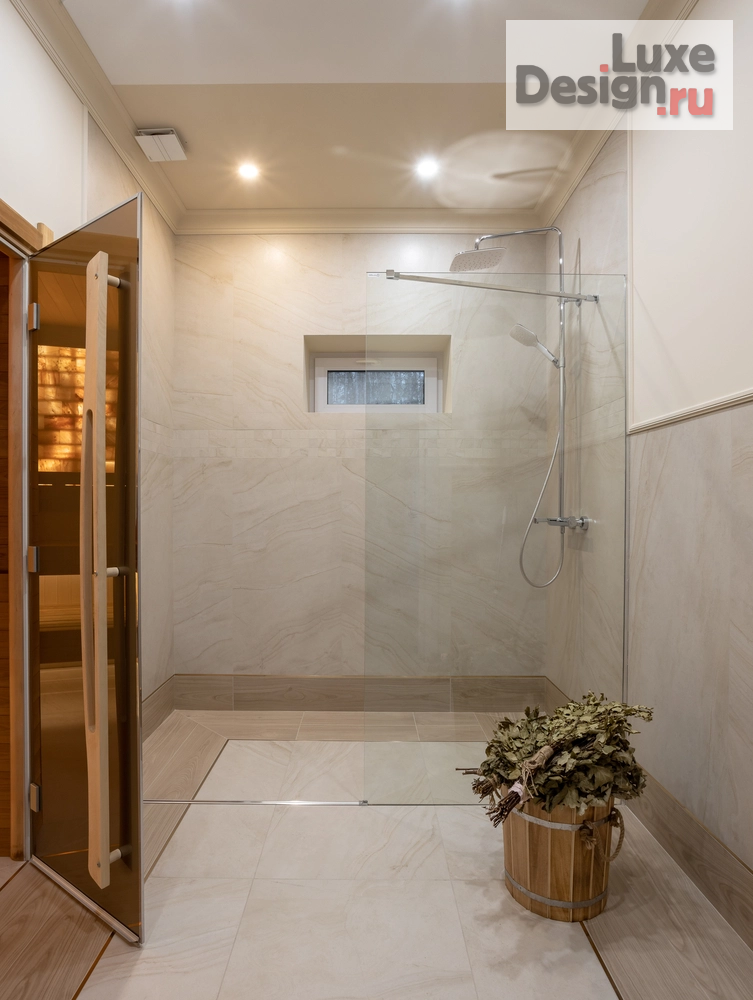 Дизайн интерьера загородного дома "Частный дом в стиле современная классика с сауной" (фото 29)