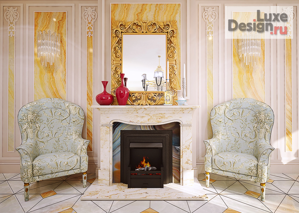 Дизайн интерьера коттеджа "Изысканная классика" (фото 5)