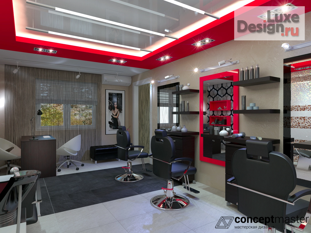 Дизайн интерьера салона красоты "Салон красоты." (фото 4)