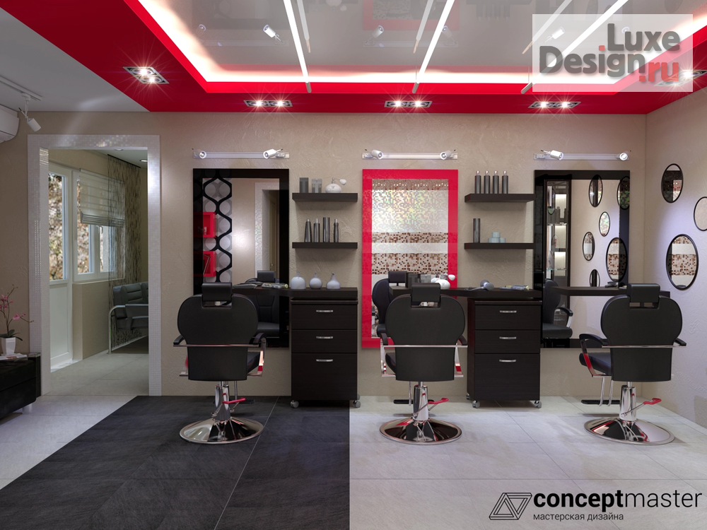 Дизайн интерьера салона красоты "Салон красоты." (фото 5)
