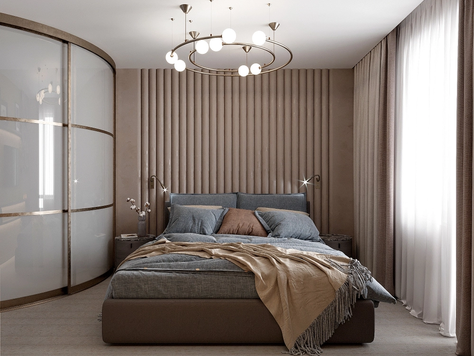 Дизайн интерьера спальни в Екатеринбурге "Спальня"