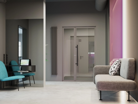 Дизайн интерьера салона красоты в Екатеринбурге "Салон красоты PR-40 GB "