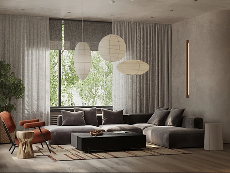 Дизайн интерьера коттеджа в Екатеринбурге "Дом PR-99 в КП Заповедник"