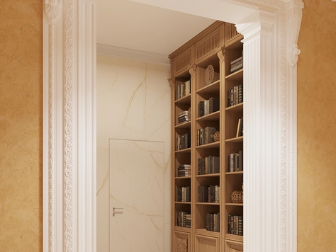 Дизайн интерьера загородного дома в Екатеринбурге "Тамбур при холле в загородном доме г. Реж"