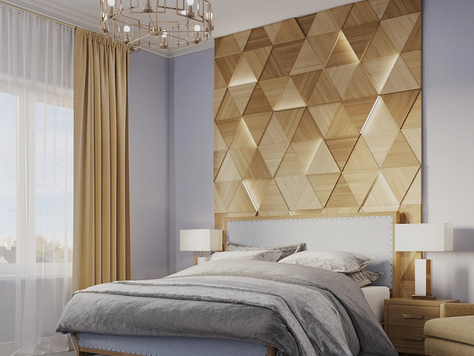 Дизайн интерьера в Екатеринбурге "Гостевая спальня в доме г. Реж"