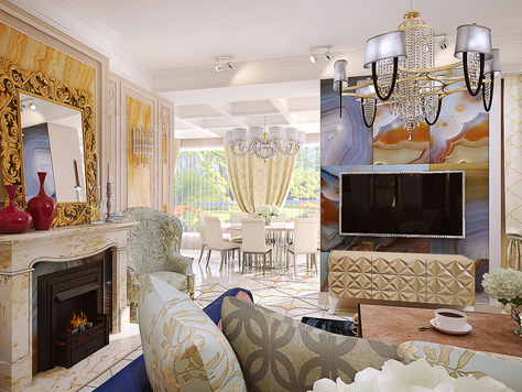 Дизайн интерьера в Екатеринбурге "Изысканная классика"